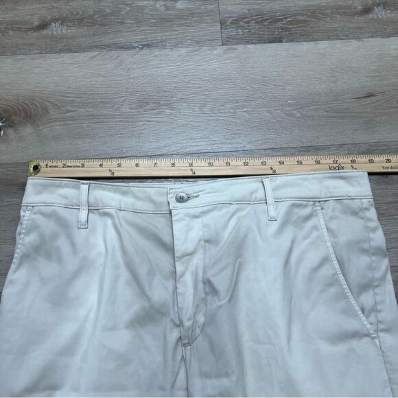 Lot Of 2 AG Adriano Goldschmied Pants Men's 38x32 Beige The Marshall Slim Chino - Picture 6 of 11